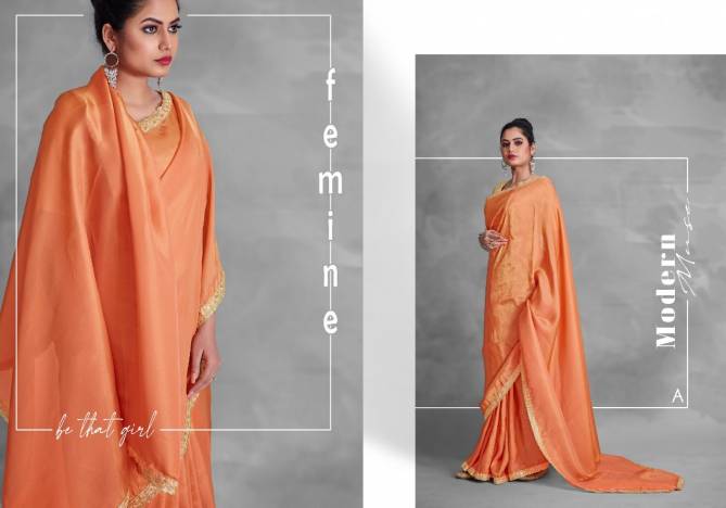 Ynf Aamran Organza Satin New Fancy Exclusive Wear Saree Collection